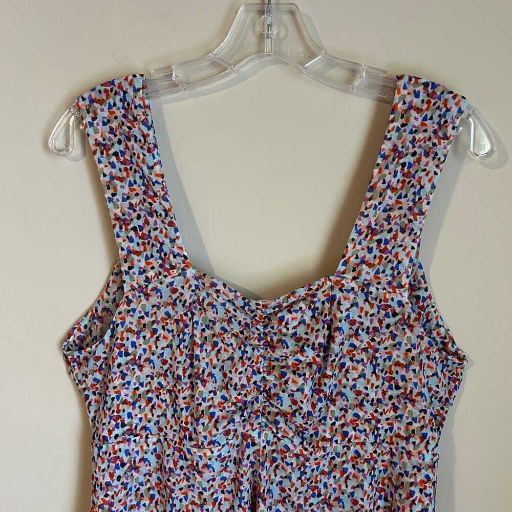 Cabi Multicolor Confetti Pattern Ruched Stretchy … - image 6